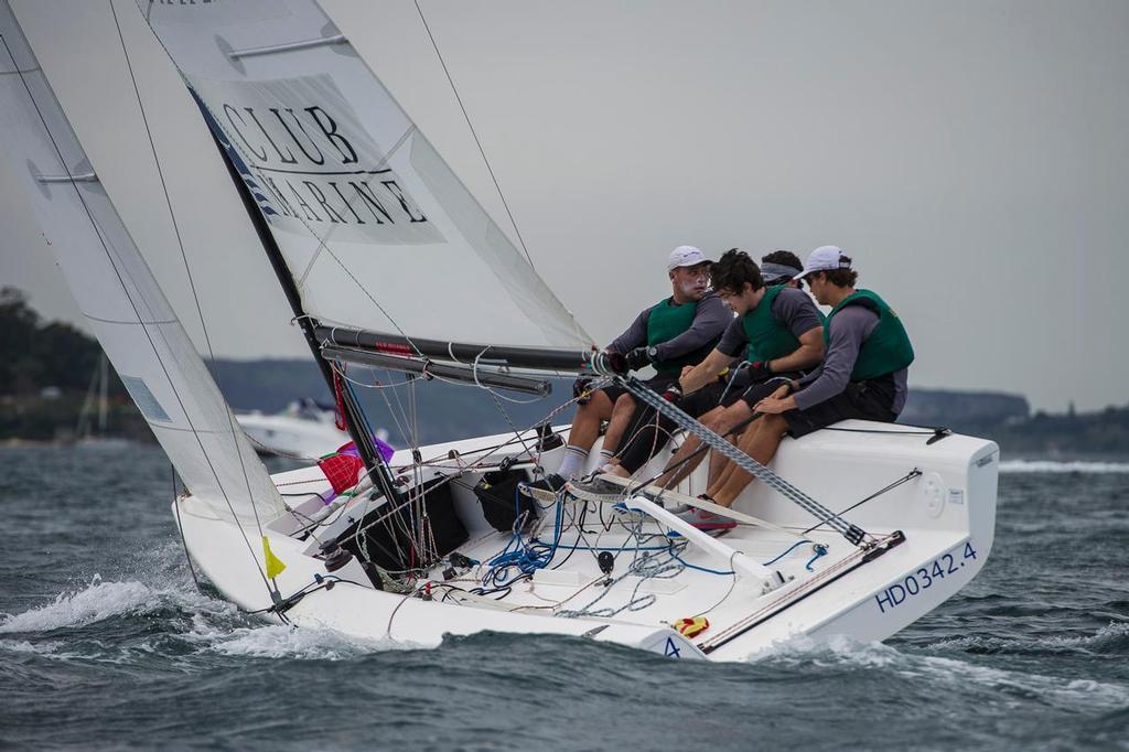 Sam Gilmour is in top form coming into this regatta.  © Brett Hemmings/Sailpix http://www.SailPix.com.au